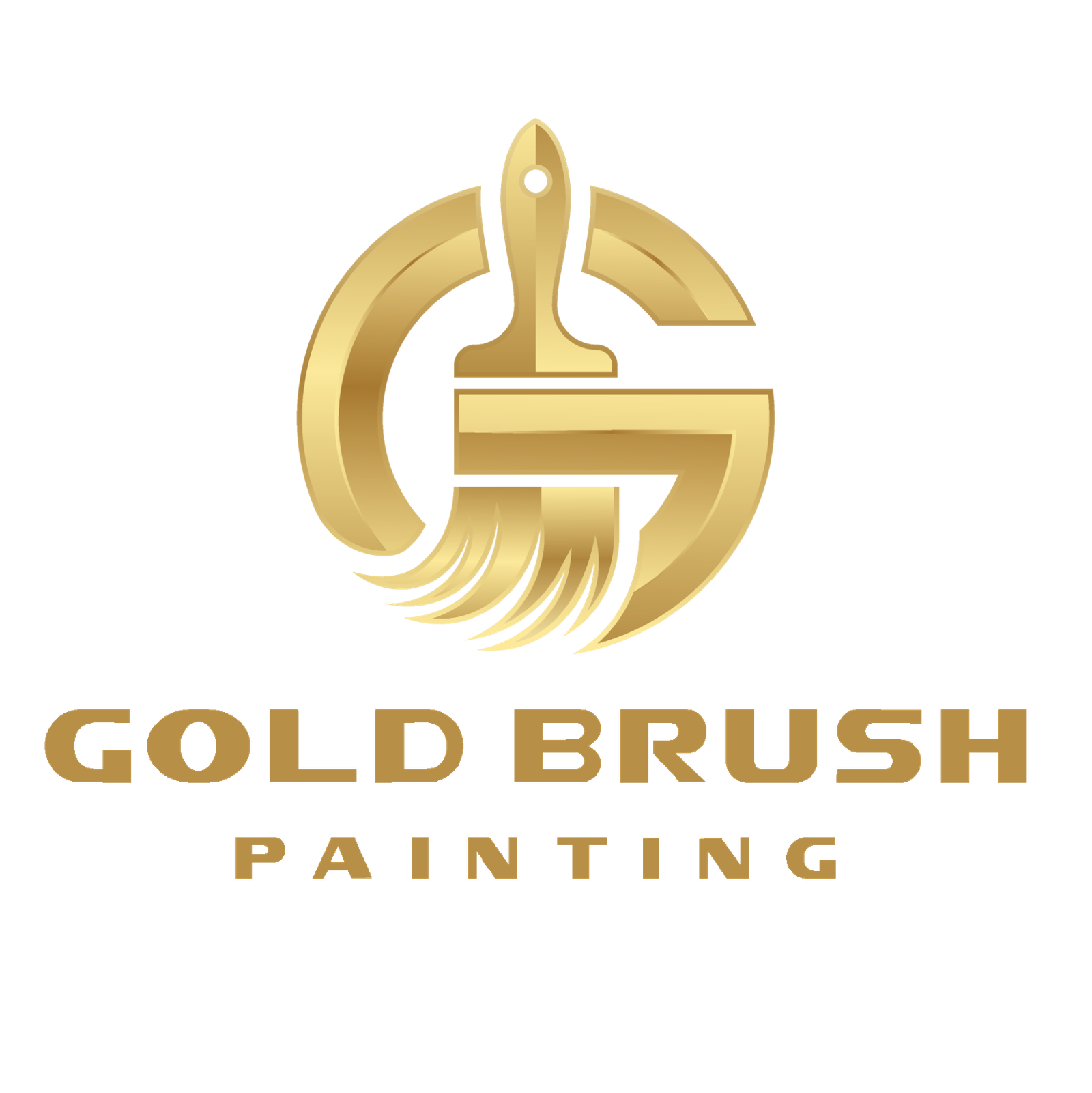 Gold Brush Painting